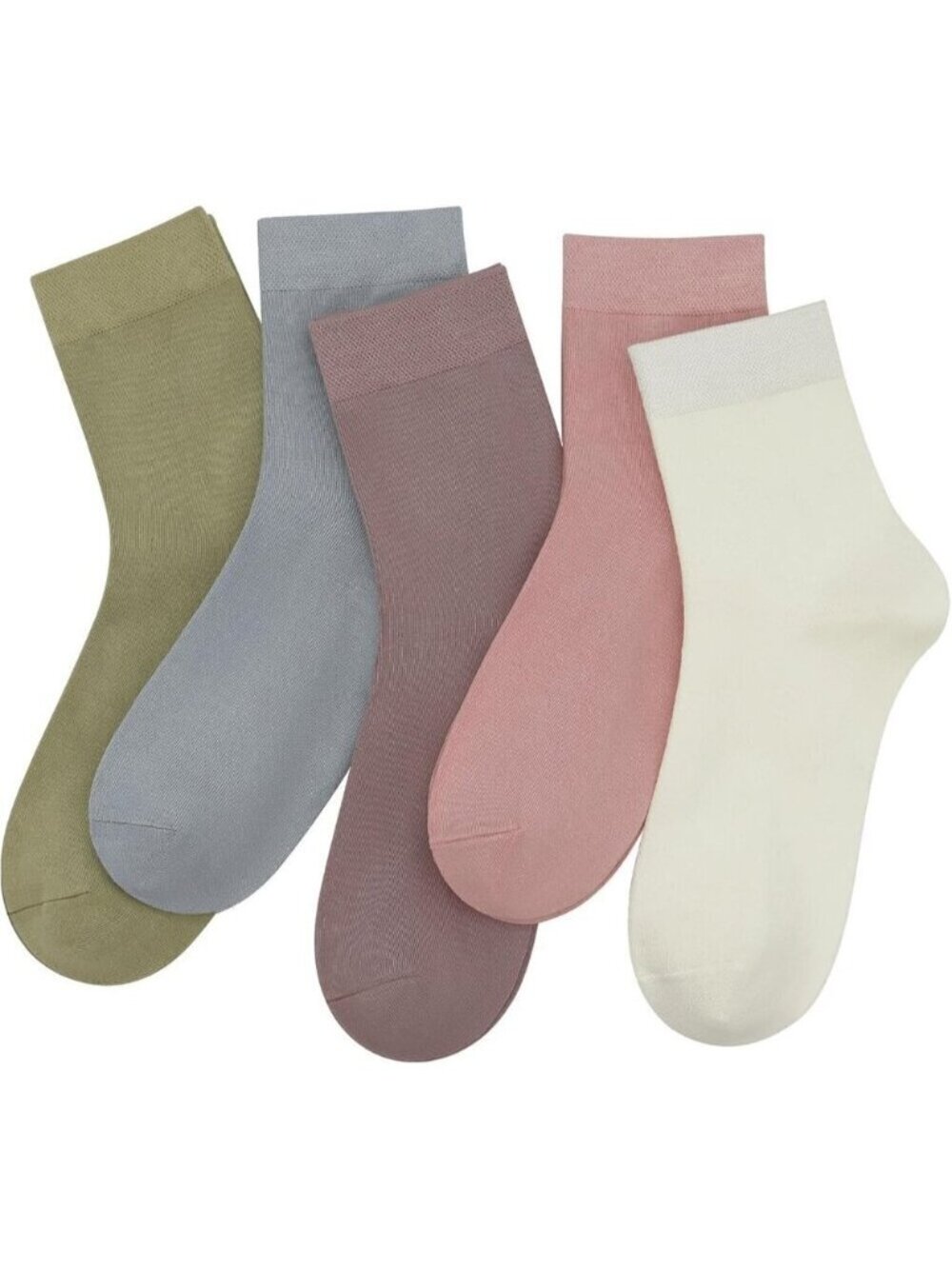 Women Assorted Crew Thin Ankle Height Lightweight Anti Odor Soft  Ankle Socks